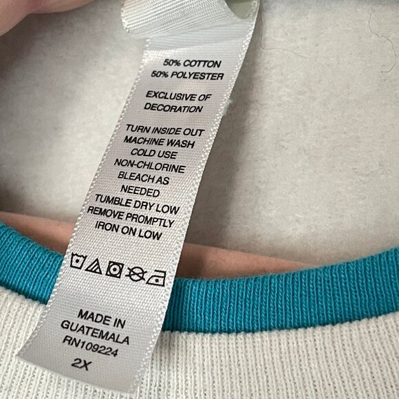 ENDLESS DESIGNS Embroidered Holiday Sweatshirt, 2X - Picture 6 of 7